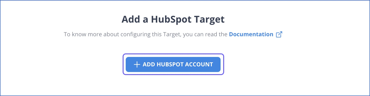 Snowflake HubSpot - Add Hubspot Account